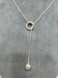 Sautoir en argent Massif Idole de Christofle