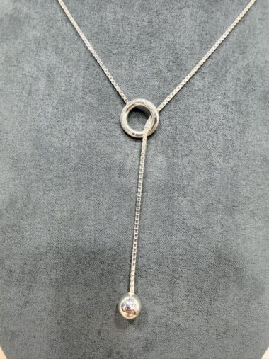 Sautoir en argent Massif Idole de Christofle
