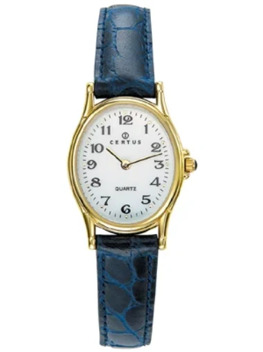 Montre Certus Cuir Bleu Classique 646462