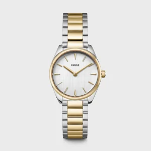 Montre Cluse Féroce Mini acier, Silver, bicolore CW11708