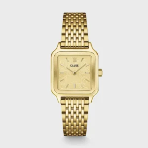 Montre Cluse Gracieuse Petite acier, cadran texturé, dorée CW11825