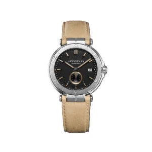 Montre Herbelin Newport Quartz Noir Cuir Beige 18389A24SA