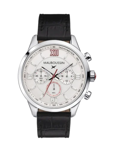 Montre Mauboussin Montres UN UNE VIE Blanc CUIR 9462300590