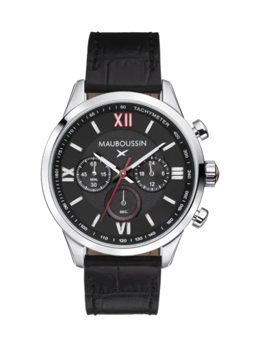 Montre Mauboussin Montres UN UNE VIE Noir CUIR 9462300700