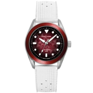 Montre Pierre Lannier Bora Sunset Rouge Quartz FKM 207K151