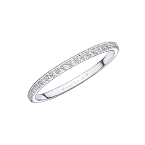 Alliance Mauboussin taille 55 parce que je l'aime or gris or gris palladlé, tour complet Or 750/1000 Gris palladié