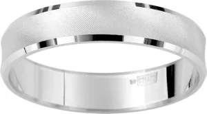 Alliance taille 60 fantaisie 4mm ag925rh argent gris rhodié
