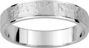 Alliance taille 62 fantaisie 4mm ag925rh argent gris rhodié