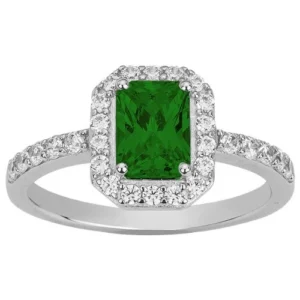 Bague empierrée taille 56 argent. 1 pierre synth. et 28 oxyde de zirconium gris rhodié