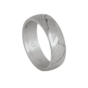 Bague jourdan taille 64 cesar bague acier damasse gris