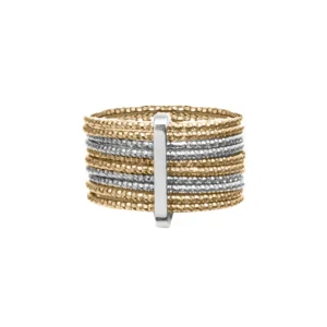 Bague orus taille 52 argent 925 bicolore