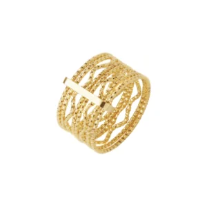 Bague orus taille 58 argent 925 jaune