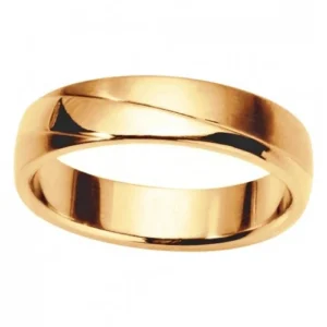 Bague phebus taille 64 acier ipg jaune