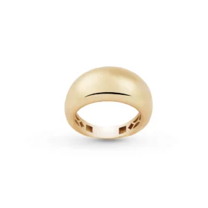 Bague tout or taille 54 Ba or jaune microfuse 750 Or 750/1000