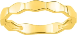 Bague tout or taille 54 or 750/1000 jaune