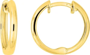 Boucles d'oreilles créoles or 375/1000 jaune