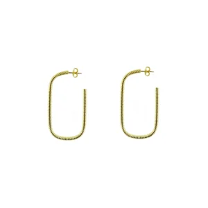Boucles d'oreilles orus puces boucles oreilles argent 925 jaune