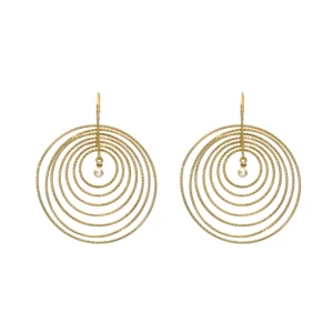 Boucles d'oreilles orus puces boucles oreilles argent 925 jaune