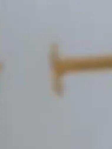 Boucles d&rsquo;oreilles piercing de levre etoile or 375 or 375/1000 jaune