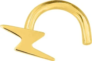 Boucles d'oreilles piercing de nez or 375/1000 jaune