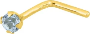 Boucles d'oreilles piercing de nez topa.bl.tra 0.10g Or 375/1000 Jaune