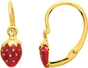 Boucles d'oreilles puces Bo.brisu or 375/1000 jaune