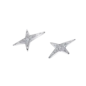 Boucles d'oreilles puces Mauboussin french valentine or gris Or 750/1000 Gris rhodié
