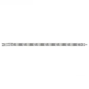 Bracelet phebus acier 19.5 et 1.5cm gris