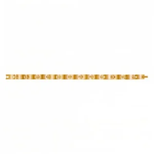 Bracelet phebus acier 316l ipg 20cm jaune