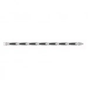 Bracelet phebus acier câble noir 21cm gris