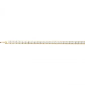 Bracelet plaque or 3 microns jaune