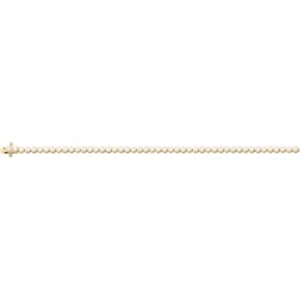 Bracelet plaque or 3 microns jaune