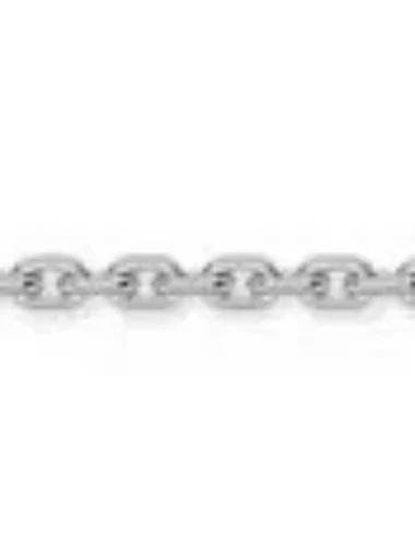 Chaîne or 750/1000 or gris forçat diamante 1.0mm