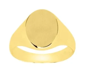Chevalière taille 62 plaqué or jaune