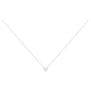 Collier argent. 19oxydes de zirconium 38 et 5cm gris rhodié
