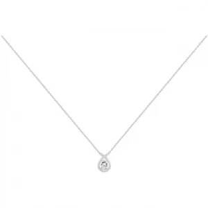 Collier argent.26 oxydes de zirconium blanc 42 et 3cm