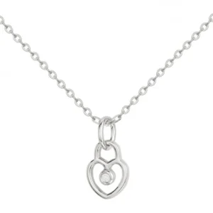 Collier la garçonne diamant argent. 925 et 1 diamant 0,015 cts 40 et 5cm gris rhodié