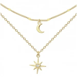 Collier la garçonne diamant plaque or 3mor 750 1000 et 1 diamant 0,015 ct 40 et 45 et 3cm jaune