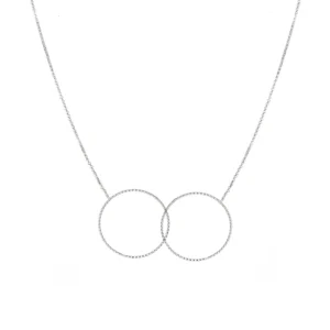 Collier orus argent 925 gris rhodié
