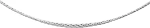 Collier palmier chute ag925rh argent gris rhodié