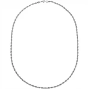 Collier phebus acier 316l -55cm gris