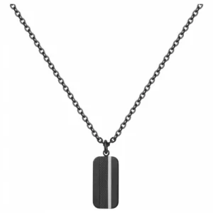 Collier phebus acier et ipn 50 et 5cm noir