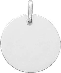Pendentif ag925rh 1.30g argent gris rhodié