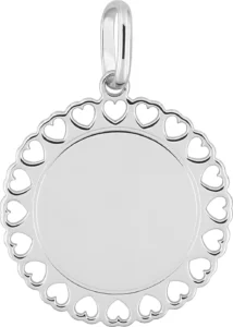 Pendentif ag925rh argent gris rhodié
