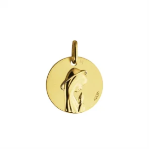 Pendentif Vierge priante Or 750/1000 Jaune