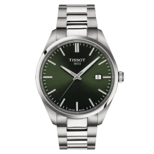 Montre Tissot PR 100 Quartz 40 mm Verte Acier T1504101109100
