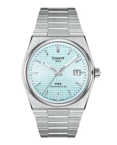 Montre Tissot PRX Powermatic 80 Automatique 40 mm Bleu Glace Acier T1374071135100