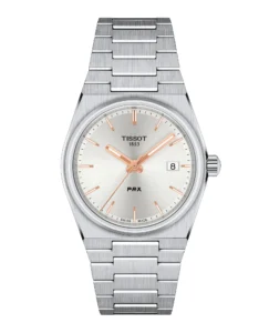 Montre Tissot PRX Quartz 35 mm Argentée Acier T1372101103100