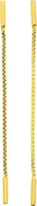 Boucles d'oreilles pendantes Bo.pendentif or 750/1000 jaune