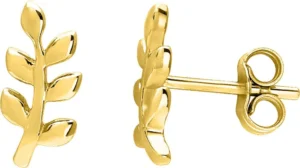 Boucles d'oreilles puces Bo. or 375/1000 jaune